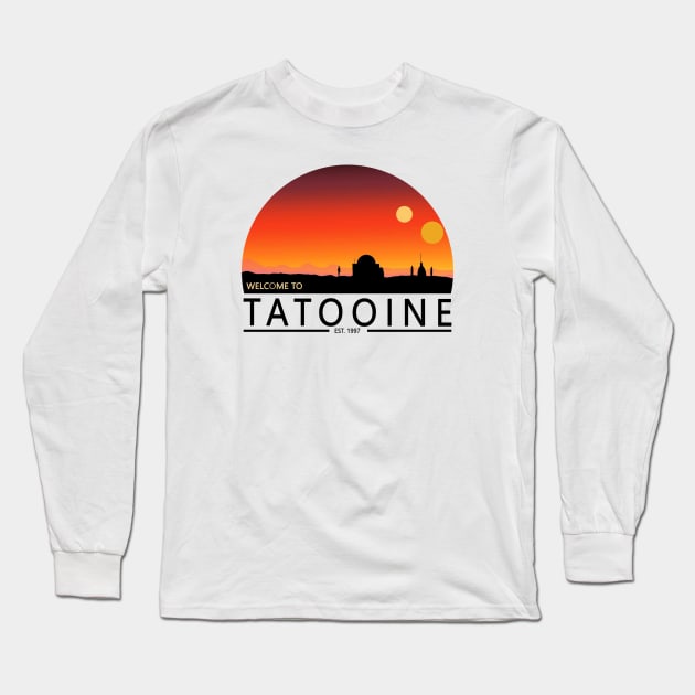 Tatooine Long Sleeve T-Shirt by valentinahramov